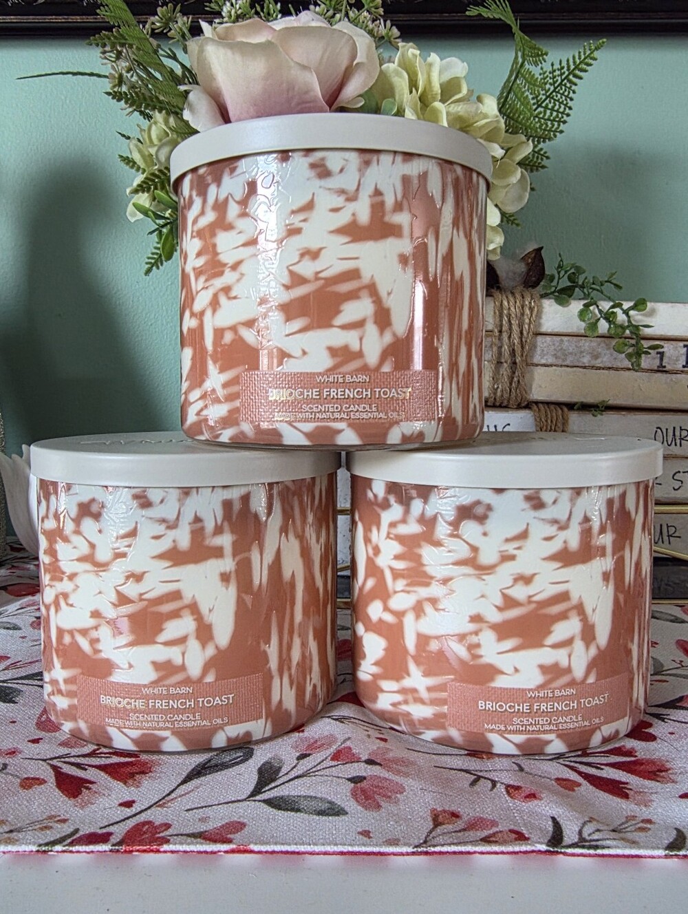 Bath Body Works Brioche French Toast Candle X3